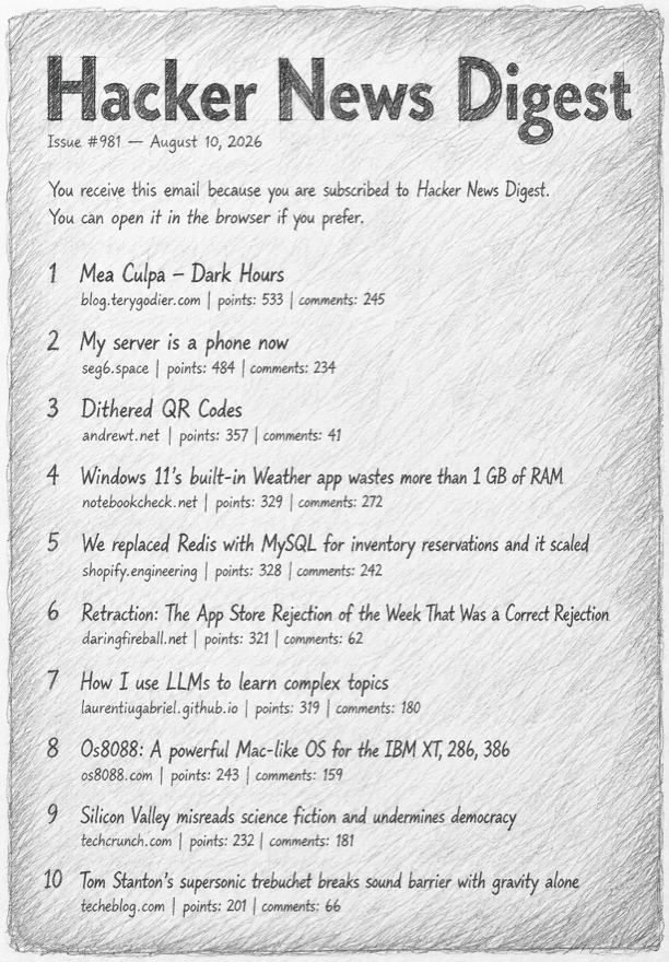 Hacker News Digest